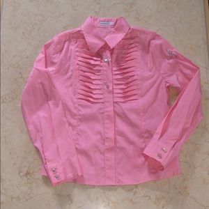 Girls button down shirt size 8 NWT